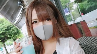 Call a signboard gal who works in a popular kitchen car in the streets in Tokyo and cum inside twice