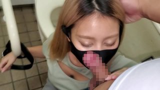 Slender and beautiful gal wife who lives in the housing complex