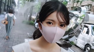 Innocent school ponytail black-haired female college student