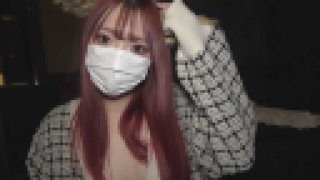 A fair skinned female college student She puts on a kemonomimi and makes a vaginal cum shot