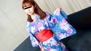First Time In A Yukata In Spring