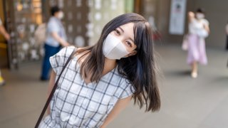 A Pretty Whitening Female College Student Who Is About To Take The National Qualification Exam