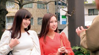 Kokona San Amp Haruka San Bathing Hot Spring With Two Young Wives With Big Breasts