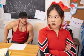 Hustler Asian Cheerleaders