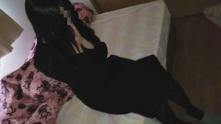 Individual shot A widow who is ruthlessly mourned after her husbands funeral