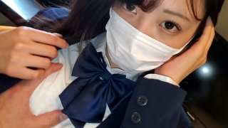 Limited number Reader model teenager Beautiful girl fornicates in a closed room with a cram school teacher
