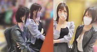 Negotiation Chikan Yokohama P Store Shin Miniskirt Big Breasts Duo Who