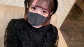 A big tits cafe clerk who is kind on the way home from work and obscene fornication
