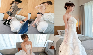 Beautiful receptionist Sallys long-awaited sequel First Look Kameko and Wedding Dress Rainy Day Raw Dick OK Gonzo Creampie