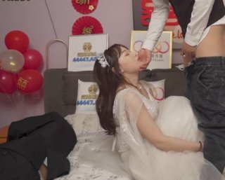 Wedding Night, Ex-boyfriend Fucks Young Bride With Drunk Groom Is Right Next